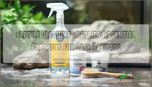 Picture of Reptile Cleaning Supplies: Essential Products for Safe Habitats