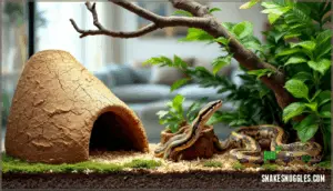 rotating and rearranging enclosure decor