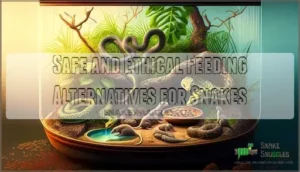 safe and ethical feeding alternatives for snakes
