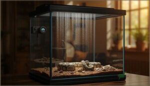 safe enclosure setup and ventilation