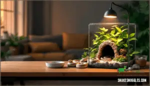 safe hiding places for pet snakes