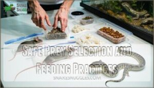 safe prey selection and feeding practices