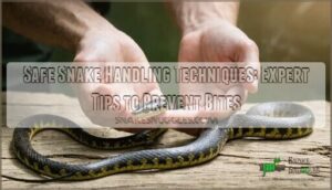 safe snake handling techniques