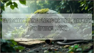 safe snake hiding places