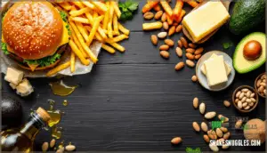saturated fats and fried foods