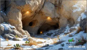 seasonal timing for rattlesnake den discovery