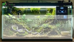 setting up ideal temperature and humidity