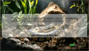 signs of an unhealthy ball python signs of an unhealthy ball python