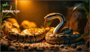 signs of regurgitation and stress in snakes