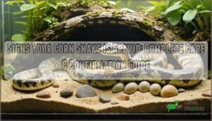 signs your corn snake is gravid