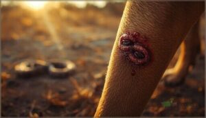 single or multiple puncture wounds