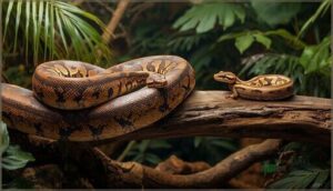 size variations among boa species