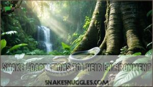 snake adaptations to their environment