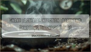 snake bacterial infection treatment