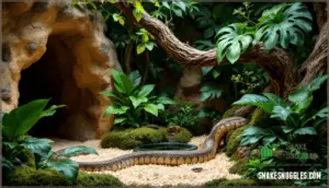 snake cage decorations