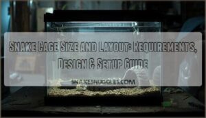 snake cage size and layout