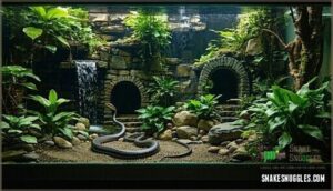 snake enclosure essentials and safety