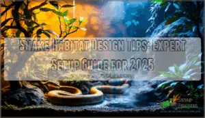 snake habitat design tips