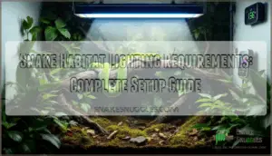 snake habitat lighting requirements