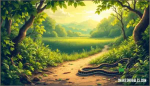snake habitats across mississippi