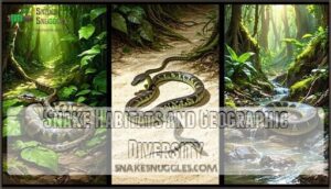 snake habitats and geographic diversity