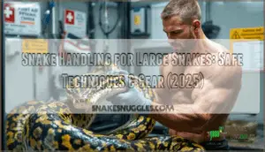 snake handling for large snakes