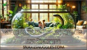 snake handling tips for families and beginners