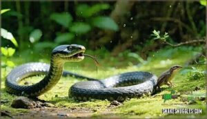 snake hunting and feeding mechanisms