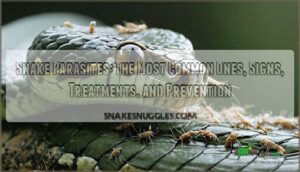 snake parasites the most common ones