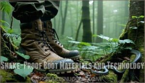 snake-proof boot materials and technology