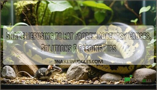Stunning Snake Feeding Tips For Thawed Frozen Rodents image