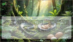 snake reproductive anatomy and parental care