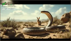 snake species that eat rabbits