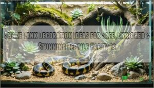 snake tank decoration ideas