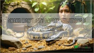 snake wont eat