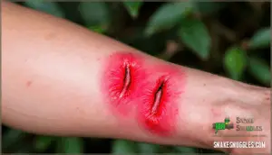 snakebite symptoms and diagnosis