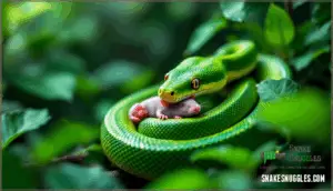 snakes eating pinkies