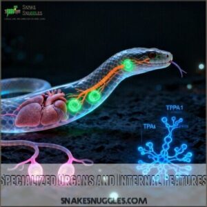 specialized organs and internal features