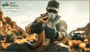 step-by-step guide to handling venomous snakes
