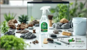 step-by-step terrarium cleaning process