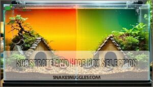 substrate and hide box selection
