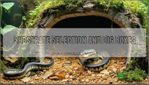 substrate selection and dig boxes