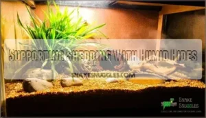 supporting shedding with humid hides