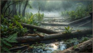 swamps, marshes, and wetlands