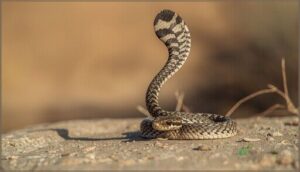 tail flicking or rattling