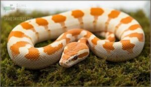 tangerine albino honduran milk snake morph