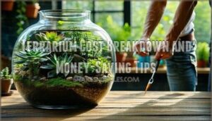 terrarium cost breakdown and money-saving tips