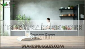 tips for safely implementing the snake diet