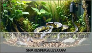 tips to encourage eating in reluctant ball pythons