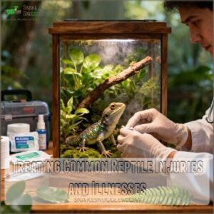 treating common reptile injuries and illnesses